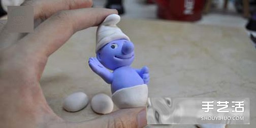 超輕粘土藍(lán)精靈制作圖解 手工藍(lán)精靈粘土教程 -  itrip.net.cn