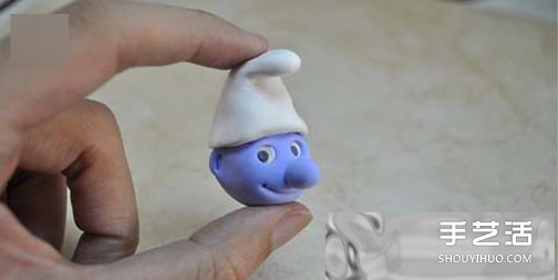 超輕粘土藍(lán)精靈制作圖解 手工藍(lán)精靈粘土教程 -  itrip.net.cn