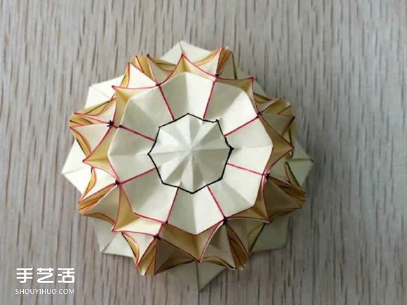 八瓣花的折法圖解教程 折紙八瓣花的過程步驟 -  itrip.net.cn