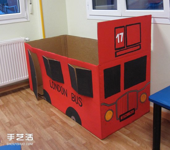 紙箱汽車手工制作教程 紙箱汽車制作圖片步驟 -  itrip.net.cn