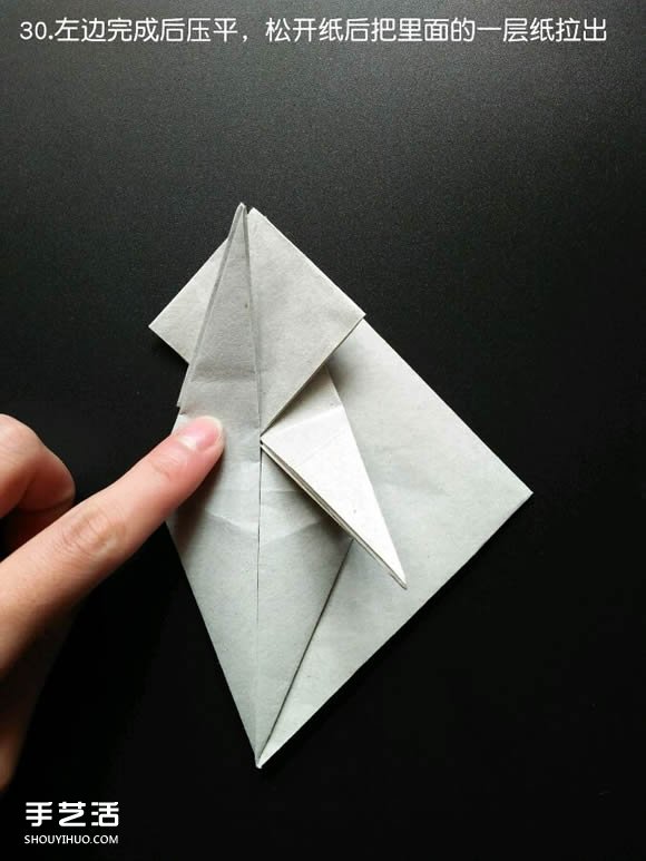 超復(fù)雜折紙鯊魚(yú)圖解 立體鯊魚(yú)的折法詳細(xì)步驟 -  itrip.net.cn
