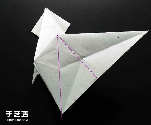 超復(fù)雜折紙鯊魚(yú)圖解 立體鯊魚(yú)的折法詳細(xì)步驟 -  itrip.net.cn