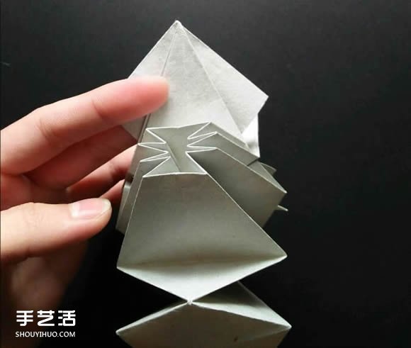 超復(fù)雜折紙鯊魚(yú)圖解 立體鯊魚(yú)的折法詳細(xì)步驟 -  itrip.net.cn