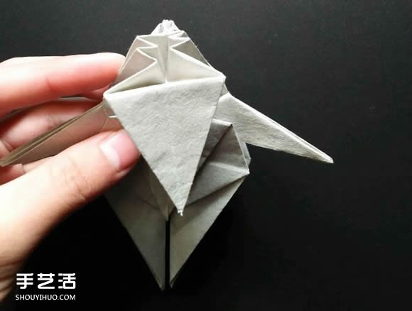 超復(fù)雜折紙鯊魚(yú)圖解 立體鯊魚(yú)的折法詳細(xì)步驟 -  itrip.net.cn
