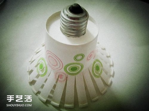 一次性紙杯制作燈罩 簡易紙杯燈罩的做法 -  itrip.net.cn