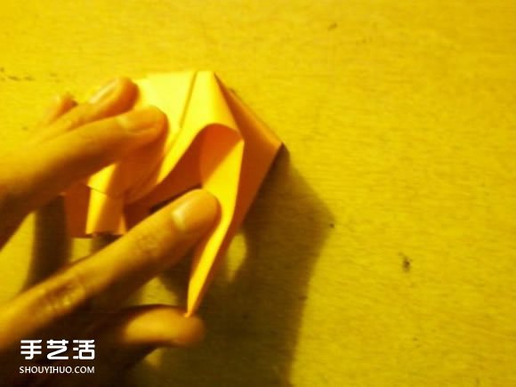 怎么用紙折大象的方法 平面大象的折紙圖解 -  itrip.net.cn