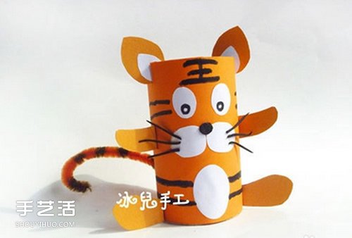 幼兒園老虎手工制作教程 卷紙筒老虎怎么做圖解 -  itrip.net.cn