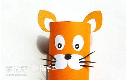 幼兒園老虎手工制作教程 卷紙筒老虎怎么做圖解 -  itrip.net.cn