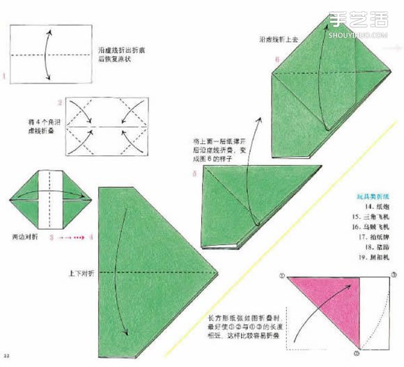 紙炮怎么疊圖解教程 兩種紙炮的折法步驟圖 -  itrip.net.cn