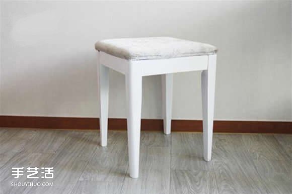 梳妝臺(tái)椅凳改造DIY 上漆再做個(gè)椅子套超完美 -  itrip.net.cn