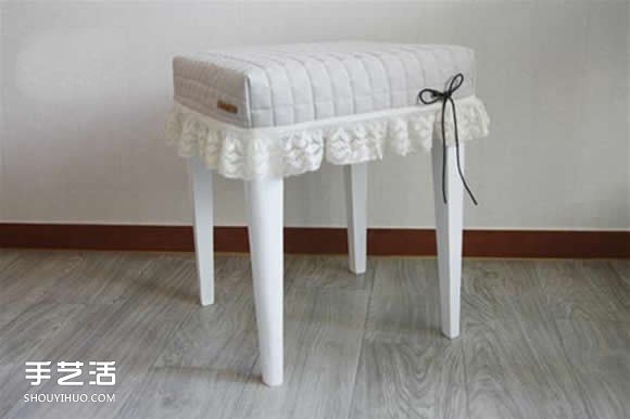 梳妝臺(tái)椅凳改造DIY 上漆再做個(gè)椅子套超完美 -  itrip.net.cn