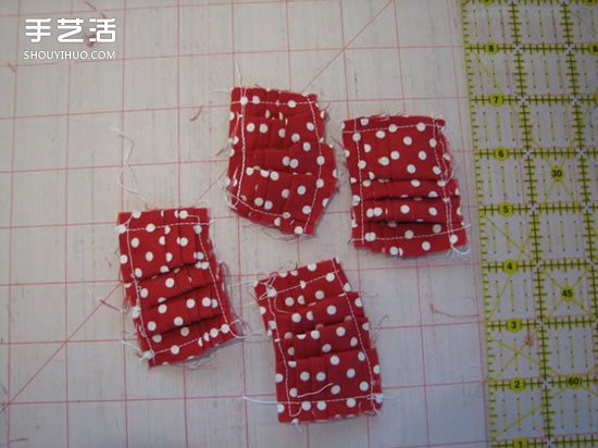 不織布玫瑰花制作圖解 手工布藝玫瑰花的做法 -  itrip.net.cn