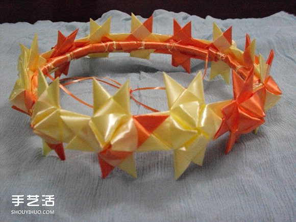 彩帶風(fēng)鈴制作圖解：星星/絲星蝶/圓環(huán)圈/燈籠 -  itrip.net.cn