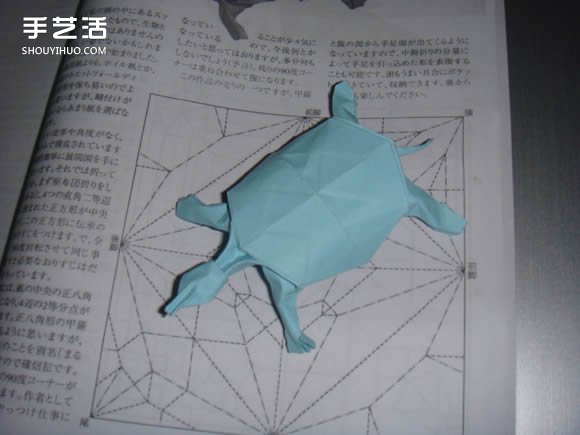 怎么折紙軟殼龜圖解 手工立體軟殼龜?shù)恼鄯?-  itrip.net.cn