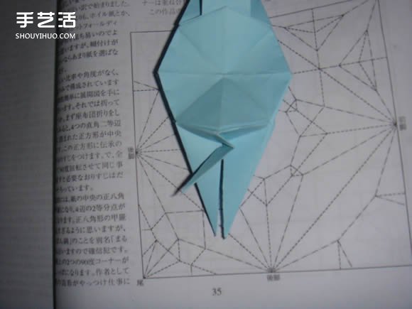 怎么折紙軟殼龜圖解 手工立體軟殼龜?shù)恼鄯?-  itrip.net.cn