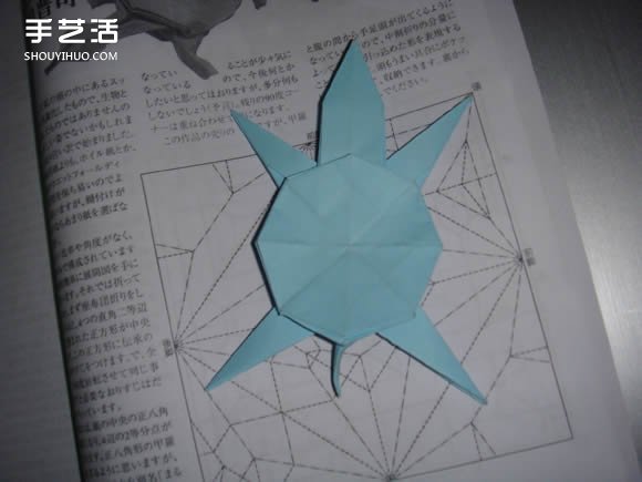怎么折紙軟殼龜圖解 手工立體軟殼龜?shù)恼鄯?-  itrip.net.cn