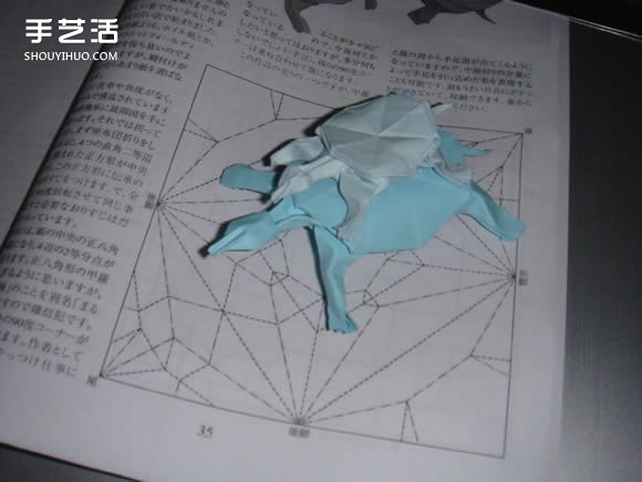 怎么折紙軟殼龜圖解 手工立體軟殼龜?shù)恼鄯?-  itrip.net.cn