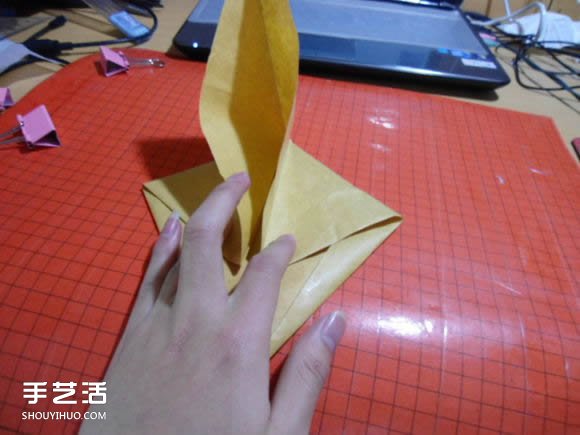 帶翅膀惡魔之心折紙圖解 怎么折惡魔之心教程 -  itrip.net.cn