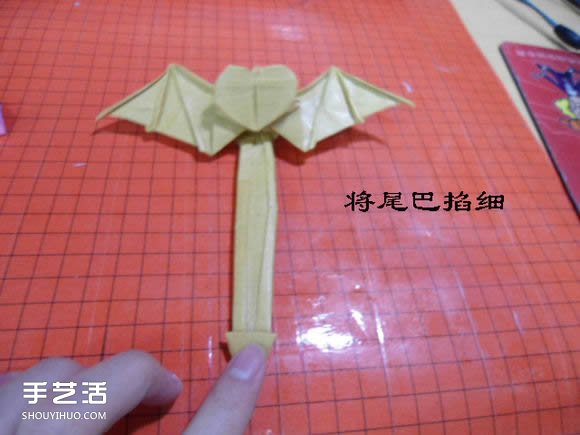 帶翅膀惡魔之心折紙圖解 怎么折惡魔之心教程 -  itrip.net.cn