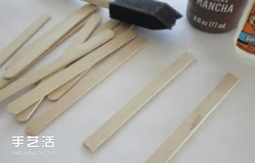雪糕棍手工制作杯墊 自制雪糕棍杯墊DIY教程 -  itrip.net.cn