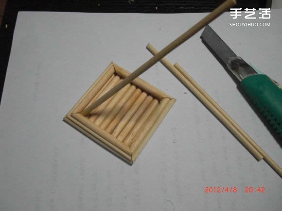 筷子和竹簽制作埃菲爾鐵塔模型的詳細圖解教程 -  itrip.net.cn