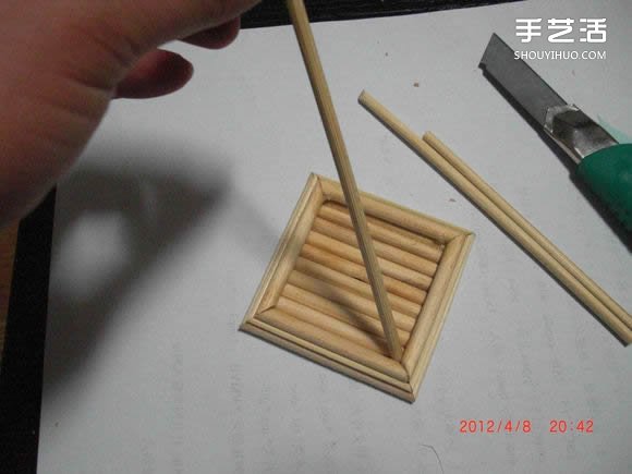 筷子和竹簽制作埃菲爾鐵塔模型的詳細圖解教程 -  itrip.net.cn