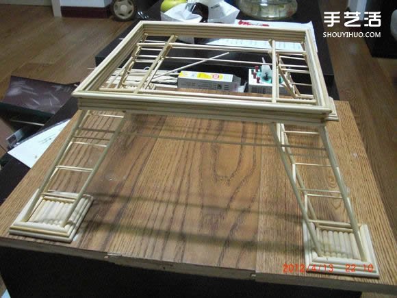 筷子和竹簽制作埃菲爾鐵塔模型的詳細圖解教程 -  itrip.net.cn