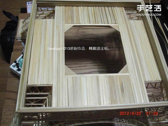 筷子和竹簽制作埃菲爾鐵塔模型的詳細圖解教程 -  itrip.net.cn