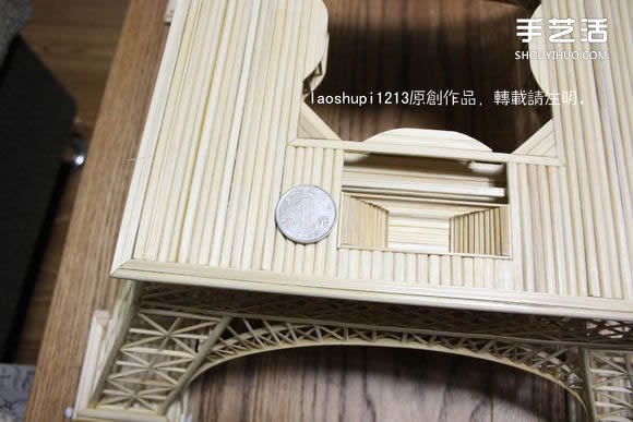 筷子和竹簽制作埃菲爾鐵塔模型的詳細圖解教程 -  itrip.net.cn