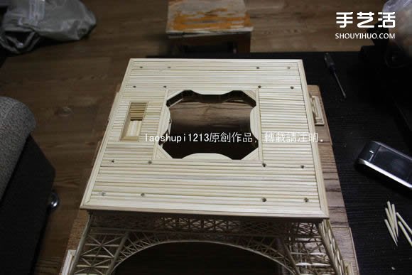 筷子和竹簽制作埃菲爾鐵塔模型的詳細圖解教程 -  itrip.net.cn