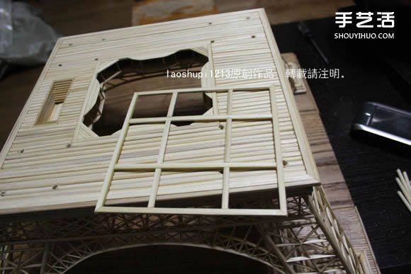筷子和竹簽制作埃菲爾鐵塔模型的詳細圖解教程 -  itrip.net.cn
