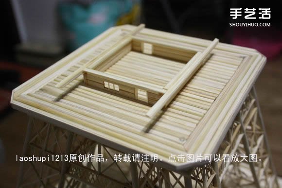 筷子和竹簽制作埃菲爾鐵塔模型的詳細圖解教程 -  itrip.net.cn