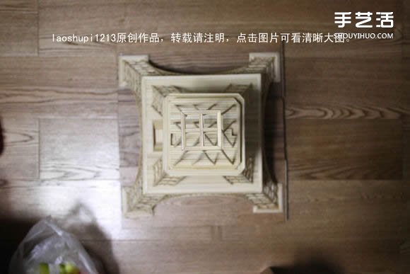 筷子和竹簽制作埃菲爾鐵塔模型的詳細圖解教程 -  itrip.net.cn