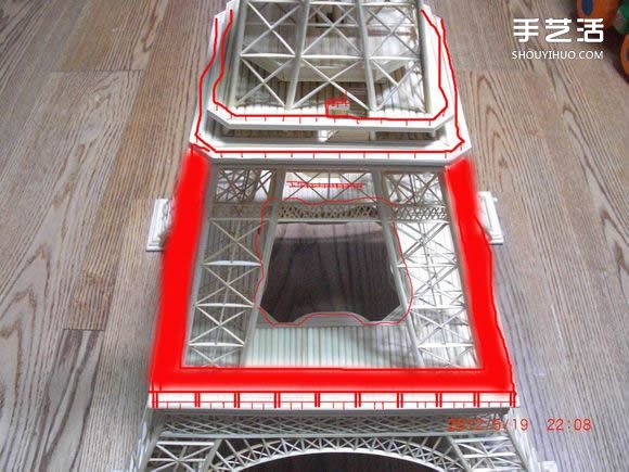 筷子和竹簽制作埃菲爾鐵塔模型的詳細圖解教程 -  itrip.net.cn