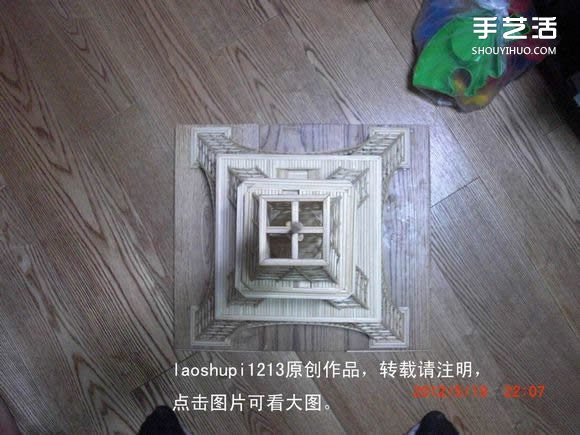 筷子和竹簽制作埃菲爾鐵塔模型的詳細圖解教程 -  itrip.net.cn