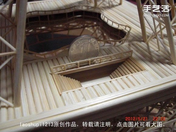 筷子和竹簽制作埃菲爾鐵塔模型的詳細圖解教程 -  itrip.net.cn