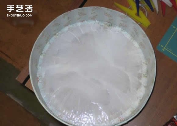怎么做圓形布盒子教程 圓形布藝收納盒DIY圖解 -  itrip.net.cn