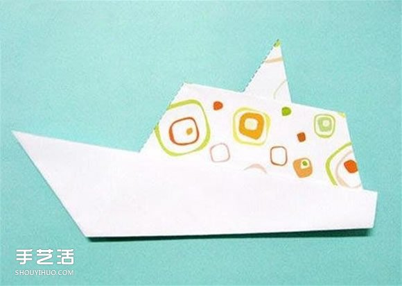 簡單折紙輪船的過程 幼兒園折小船的教程 -  itrip.net.cn