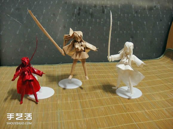 灼眼的夏娜折紙圖解 動漫人物夏娜折紙教程 -  itrip.net.cn