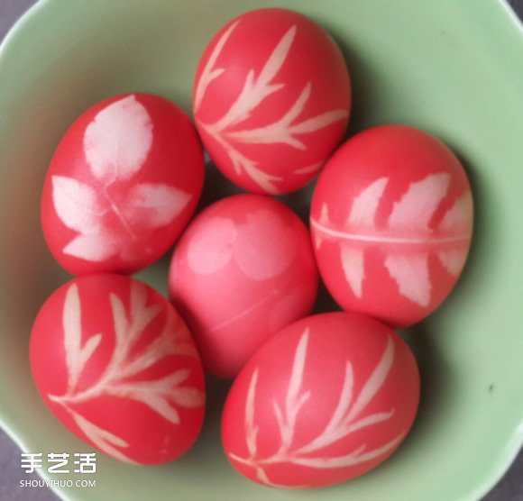 立夏彩蛋的制作方法 雞蛋表面印花紋DIY教程 -  itrip.net.cn