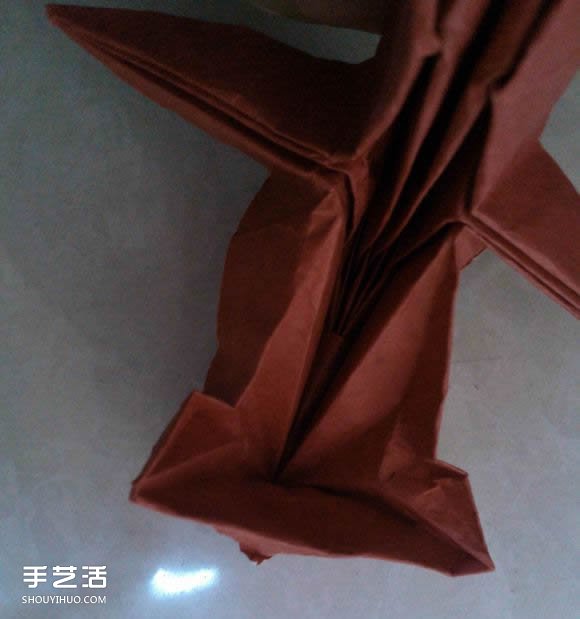 如何折紙立體的狐貍 手工狐貍的折紙方法圖解 -  itrip.net.cn