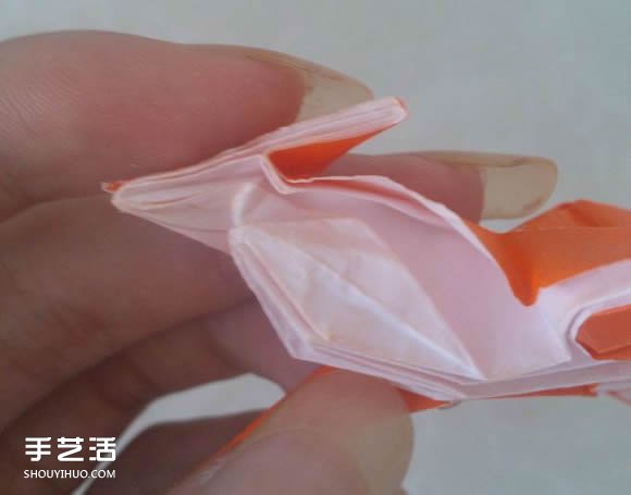 如何折紙立體的狐貍 手工狐貍的折紙方法圖解 -  itrip.net.cn