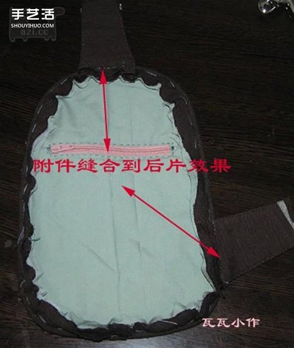 胸前包手工制作教程 自制實(shí)用布包的方法 -  itrip.net.cn