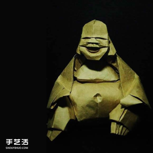 折紙彌勒佛的圖解教程 怎么折彌勒佛的折法 -  itrip.net.cn