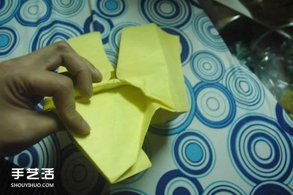 折紙彌勒佛的圖解教程 怎么折彌勒佛的折法 -  itrip.net.cn