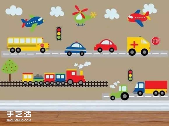 幼兒墻飾手工制作創(chuàng)意 好看墻面布置設(shè)計圖片 -  itrip.net.cn