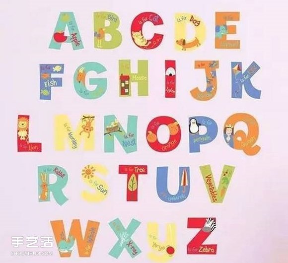 簡(jiǎn)單又好看字母墻飾DIY 幼兒手工制作字母墻飾 -  itrip.net.cn
