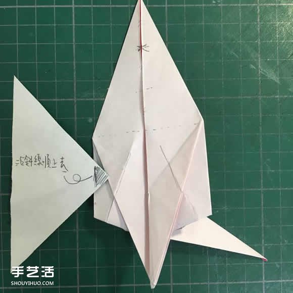 立體大公雞折紙圖解 折紙公雞的方法步驟圖 -  itrip.net.cn