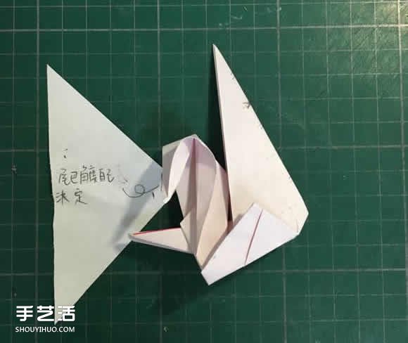 立體大公雞折紙圖解 折紙公雞的方法步驟圖 -  itrip.net.cn