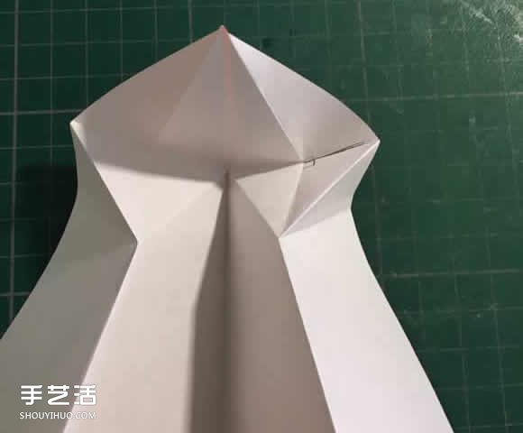 立體大公雞折紙圖解 折紙公雞的方法步驟圖 -  itrip.net.cn